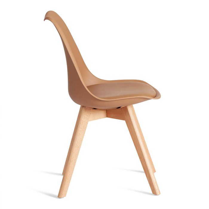 Комплект из четырех стульев Tulip бежевого цвета - лучшие Обеденные стулья в INMYROOM