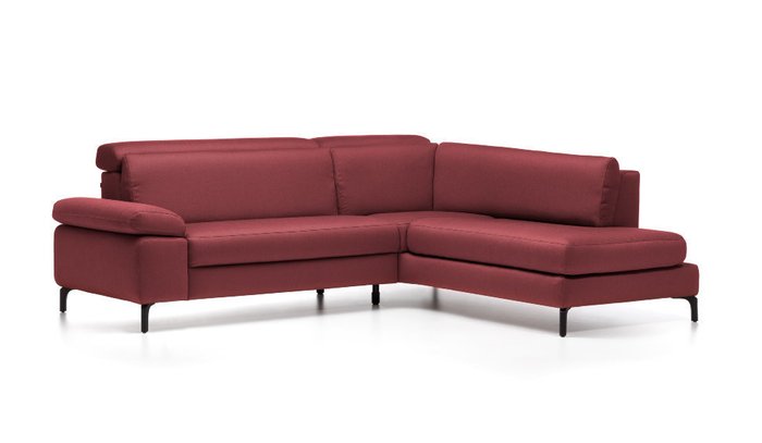 Угловой диван Tasman бордового цвета - купить Угловые диваны по цене 345280.0