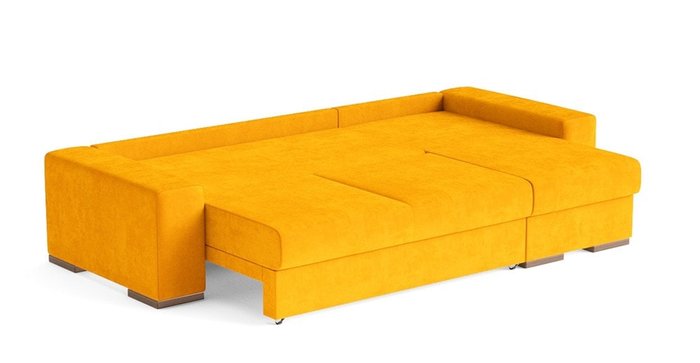 Угловой диван-кровать Матиас желтого цвета - лучшие Угловые диваны в INMYROOM