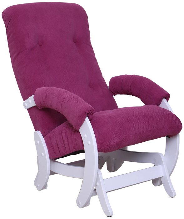 Кресло-маятник Консул розового цвета