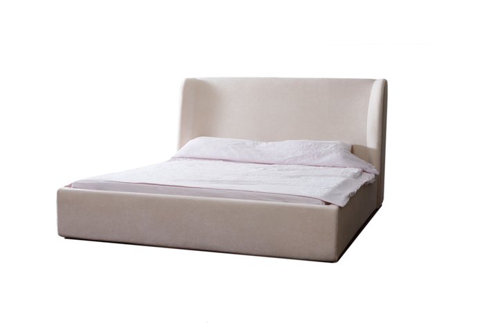 Кровать Margot 160х200 с подъёмным механизмом светло-бежевого цвета