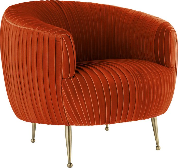 Кресло Poly Orange оранжевого цвета - купить Интерьерные кресла по цене 115700.0