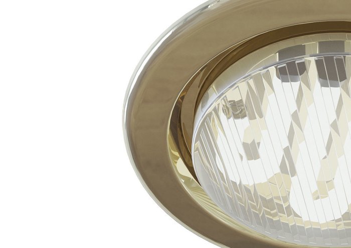 Встраиваемый светильник Metal Modern золотого цвета - купить Встраиваемые споты по цене 113.0