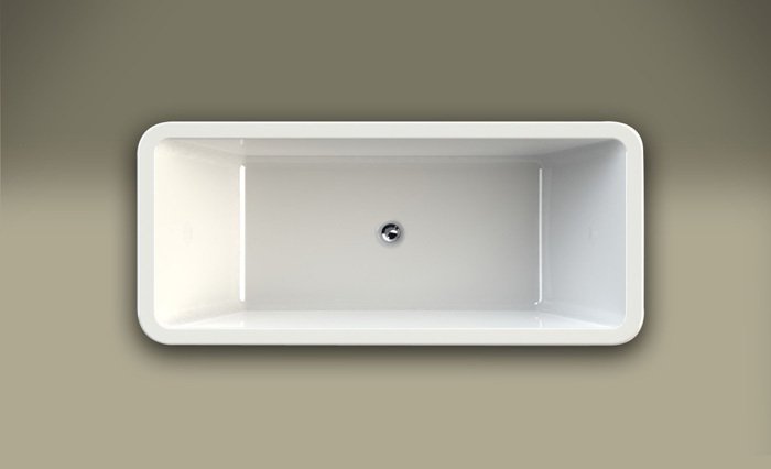 Акриловая ванная Mood белого цвета  - купить Ванны по цене 191823.0