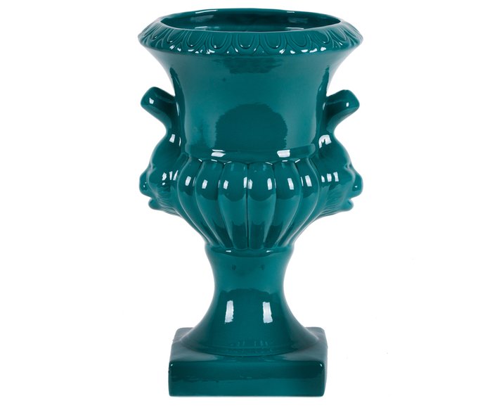 Декоративный ваза Liguria бирюзового цвета