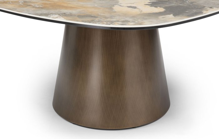 Стол журнальный Melanie 90 коричневого цвета - лучшие Журнальные столики в INMYROOM