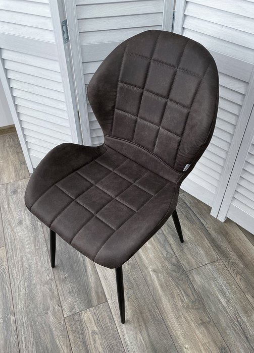 Стул Flower серого цвета - купить Обеденные стулья по цене 6700.0
