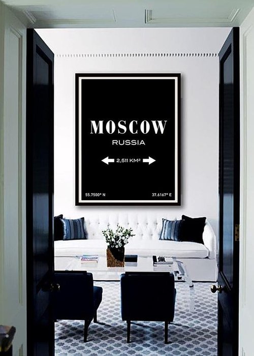 Постер "Moscow" - купить Принты по цене 3000.0