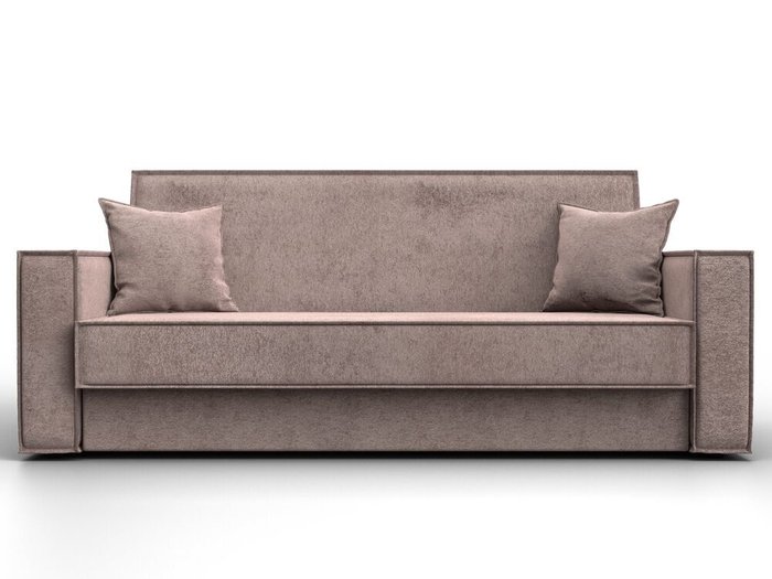 Диван-кровать Куба темно-бежевого цвета - купить Прямые диваны по цене 50990 Диван-кровать Куба темно-бежевого цвета - купить Прямые диваны по цене 50990