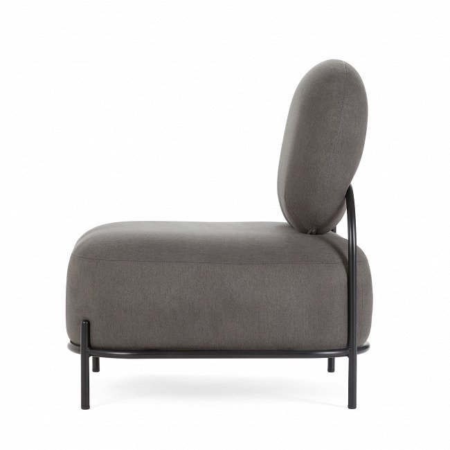 Дизайнерское кресло Pawai темно-серого цвета - купить Интерьерные кресла по цене 27398.0
