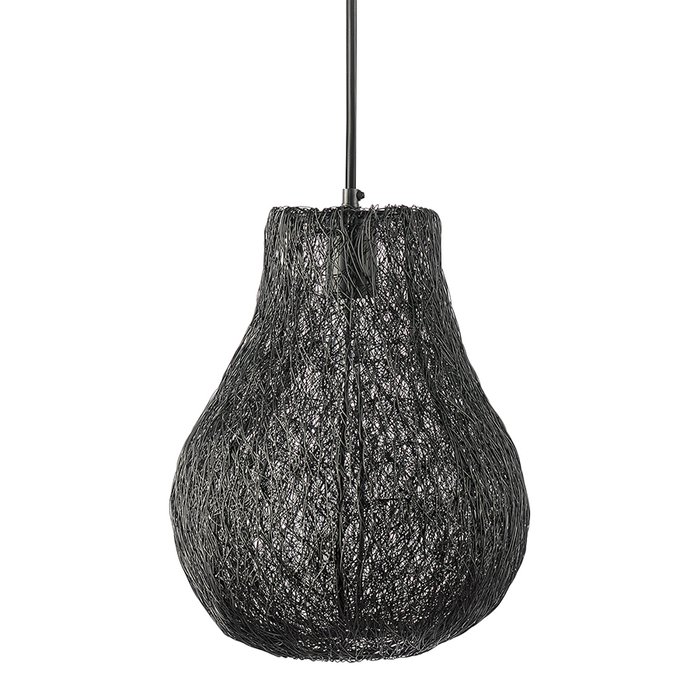 Светильник подвесной Vinger из металла черного цвета - купить Подвесные светильники по цене 8900.0