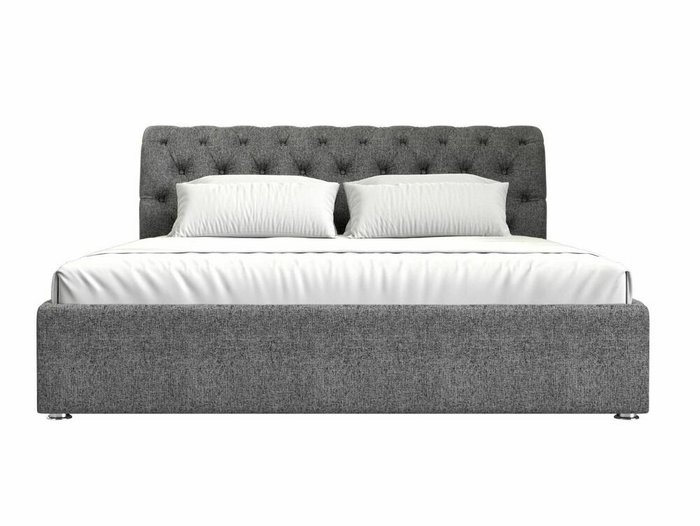 Кровать Сицилия 180х200 темно-серого цвета с подъемным механизмом  - купить Кровати для спальни по цене 95999.0