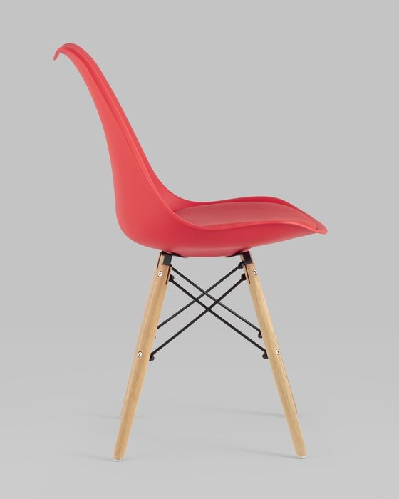 Стул Soft красного цвета - лучшие Обеденные стулья в INMYROOM