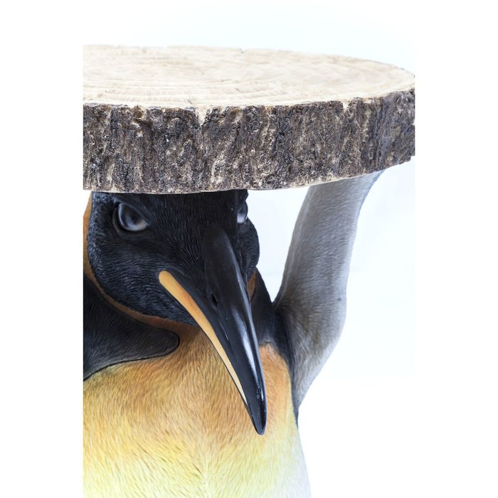 Столик приставной Mr. Penguin с круглой столешницей - лучшие Кофейные столики в INMYROOM