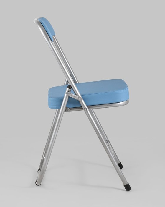 Стул складной Джон голубого цвета  - лучшие Обеденные стулья в INMYROOM