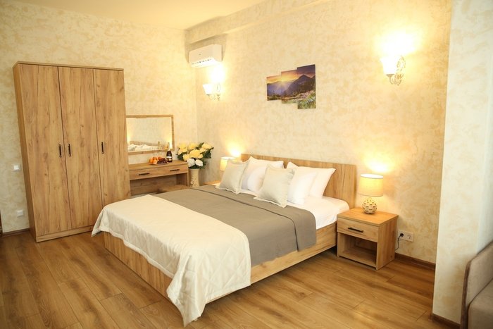 Кровать Виктория 120х200 светло-коричневого цвета - лучшие Кровати для спальни в INMYROOM