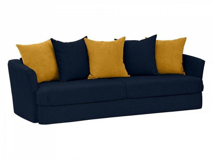 Диван-кровать California темно-синего цвета  - купить Прямые диваны по цене 61400.0
