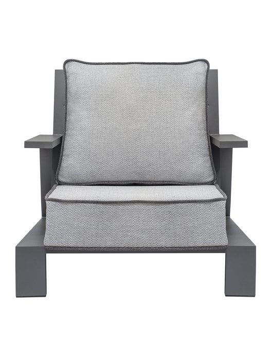 Кресло Korfu серого цвета - купить Садовые кресла по цене 69280.0
