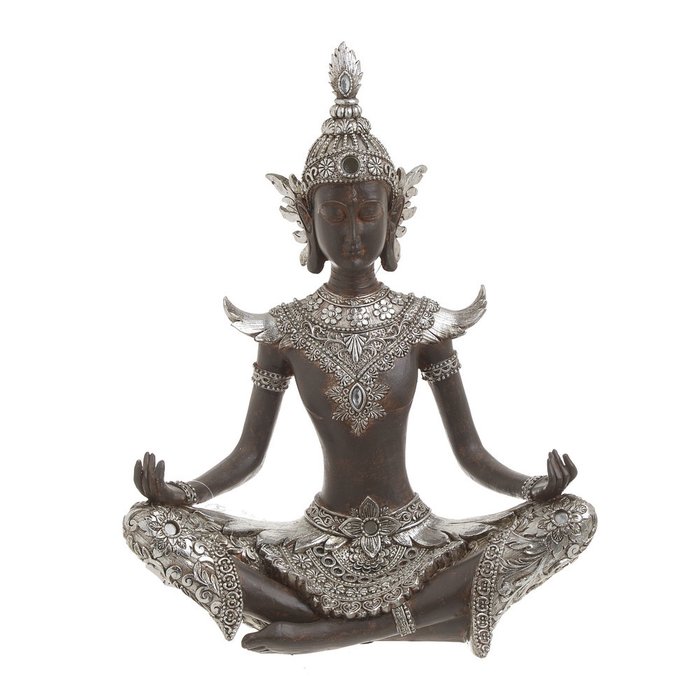 Статуэтка Buddha коричнево-серебристого цвета