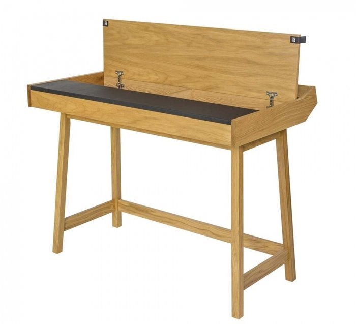 Стол письменный Brompton Flap Desk с черной столешницей - купить Письменные столы по цене 59850.0