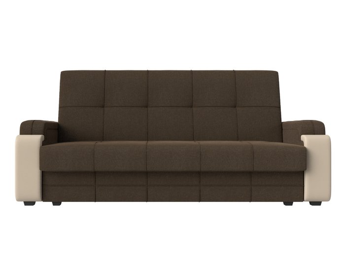 Диван-кровать Николь лайт коричневого цвета - купить Прямые диваны по цене 26999.0