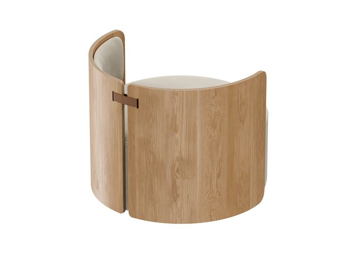 Кресло вращающееся Lagom 80 цвета бежевый-натуральный дуб - лучшие Интерьерные кресла в INMYROOM Кресло вращающееся Lagom 80 цвета бежевый-натуральный дуб - лучшие Интерьерные кресла в INMYROOM