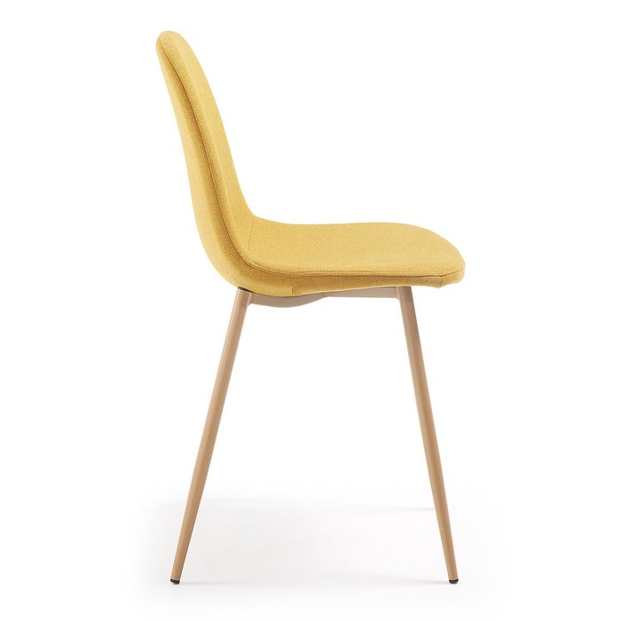 Обеденный стул Lissy желтого цвета - купить Обеденные стулья по цене 18990.0