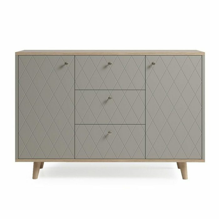 Комод Twin TW039 серо-бежевого цвета - купить Комоды по цене 73500.0 Комод Twin TW039 серо-бежевого цвета - купить Комоды по цене 73500.0