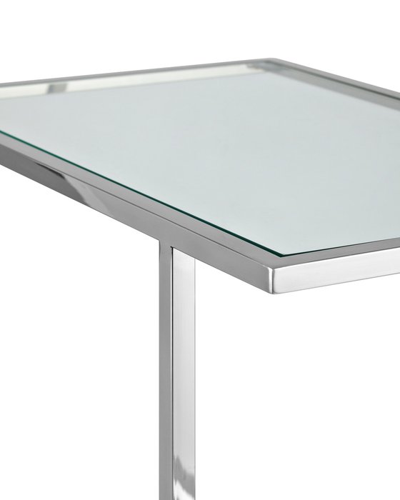 Приставной столик Бостон со стеклянной столешницей  - купить Кофейные столики по цене 4190.0