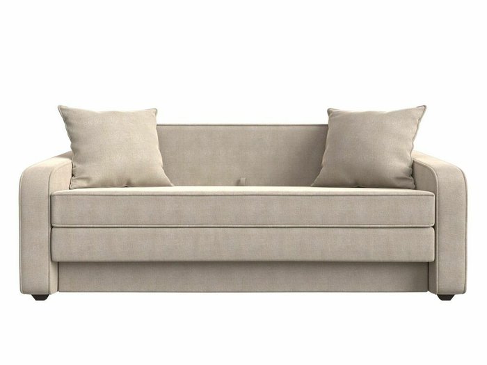 Диван-кровать Лига 013 бежевого цвета - купить Прямые диваны по цене 29999.0