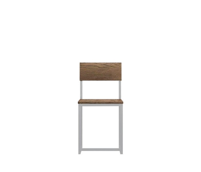 Стул Бруклин бело-коричневого цвета - лучшие Обеденные стулья в INMYROOM