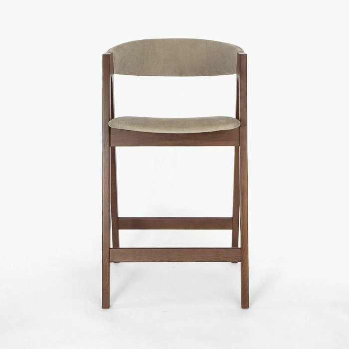 Стул полубарный Дублин коричневого цвета - купить Барные стулья по цене 20990.0