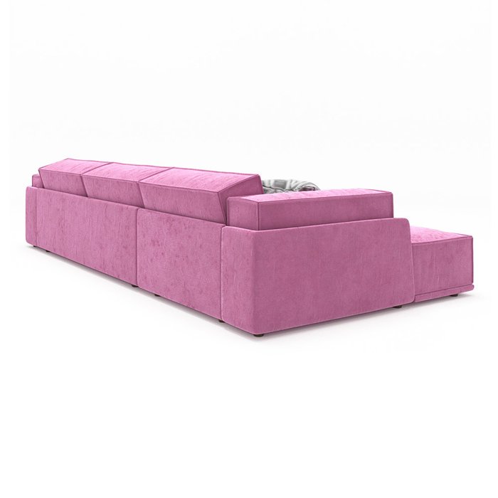 Диван-кровать Vento light угловой розового цвета - лучшие Угловые диваны в INMYROOM