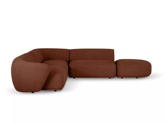 Угловой модульный диван Fabro коричневого цвета - купить Угловые диваны по цене 363780.0