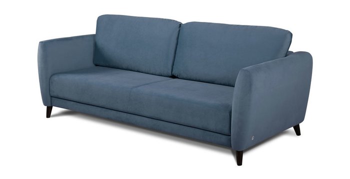 Диван-кровать Фабьен синего цвета - купить Прямые диваны по цене 54560.0