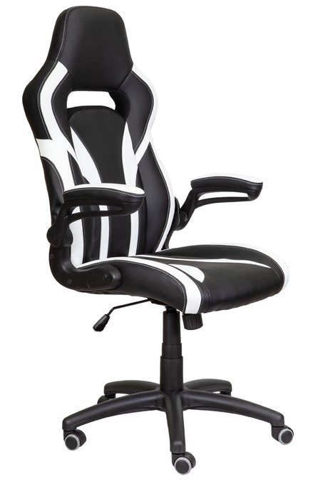 Кресло офисное Drive черно-белого цвета