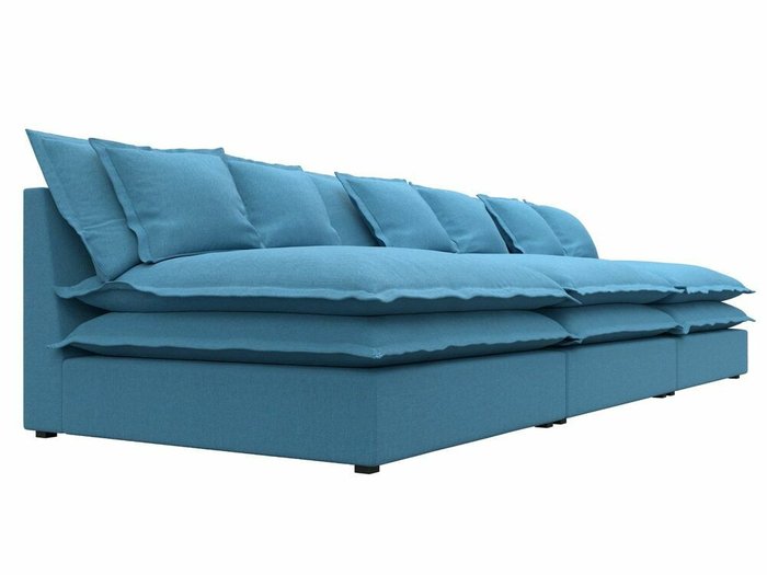 Диван Лига 040 Лонг голубого цвета  - лучшие Прямые диваны в INMYROOM