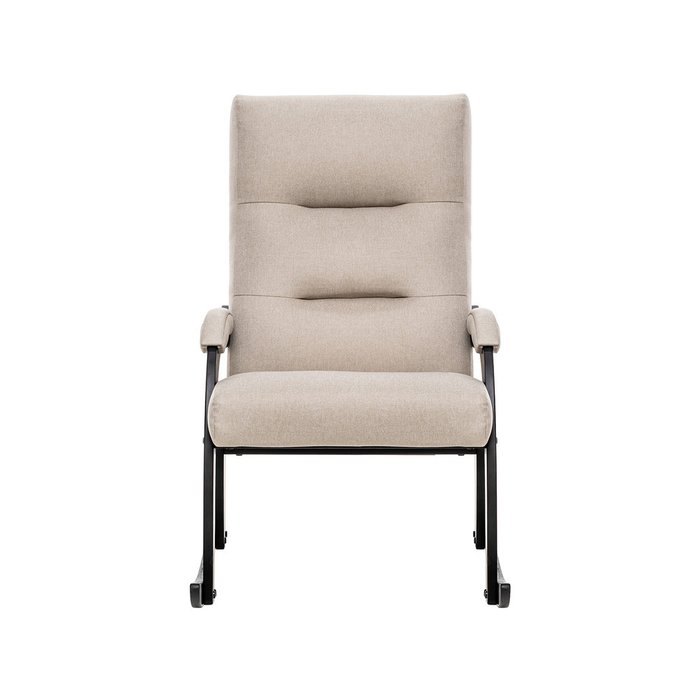 Кресло-качалка Дэми серо-бежевого цвета - купить Интерьерные кресла по цене 15750.0