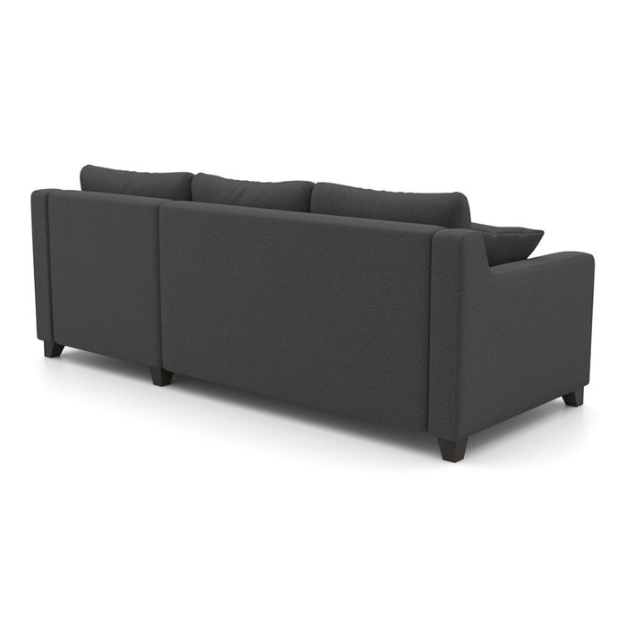 Угловой диван-кровать Mendini EKL темно-серого цвета - лучшие Угловые диваны в INMYROOM