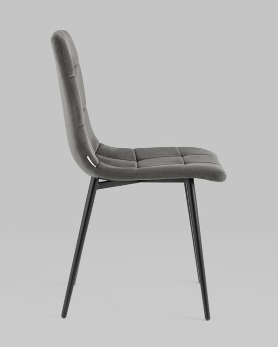 Стул Одди темно-серого цвета - лучшие Обеденные стулья в INMYROOM