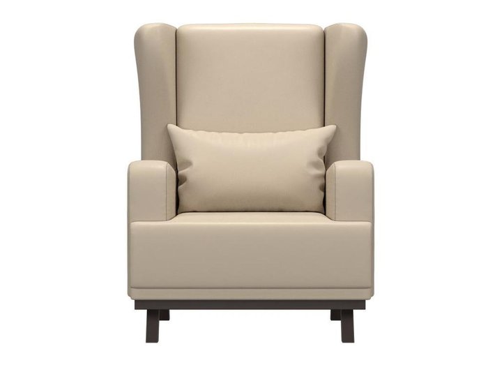 Кресло Джон бежевого цвета (экокожа) - купить Интерьерные кресла по цене 20999.0