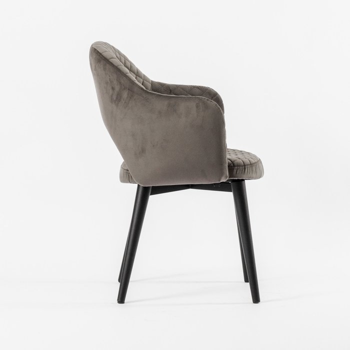 Стул Мартин с прострочкой темно-серого цвета - лучшие Обеденные стулья в INMYROOM