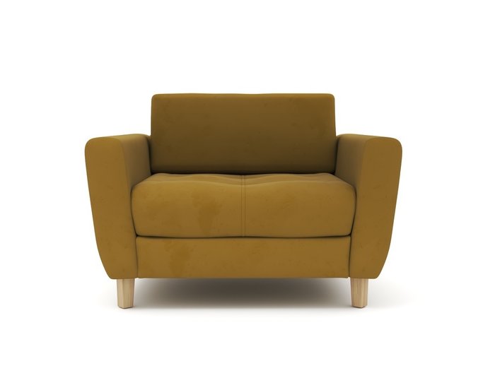 Кресло Герберт желтого цвета - лучшие Интерьерные кресла в INMYROOM