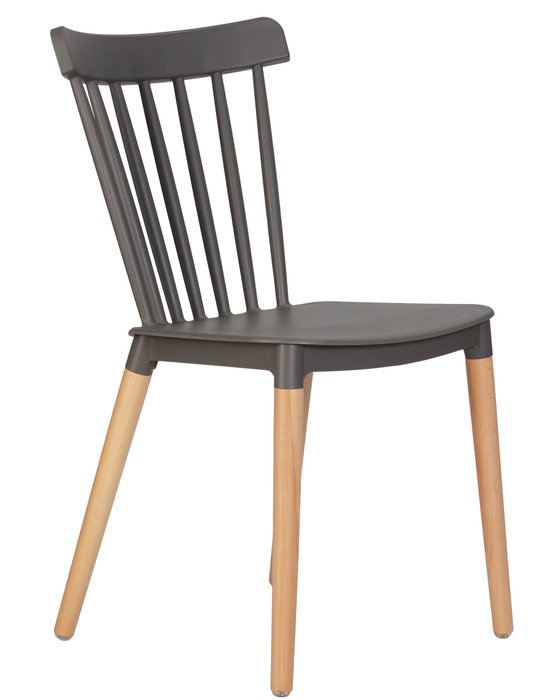 Стул обеденный Theo серого цвета - купить Обеденные стулья по цене 4640.0