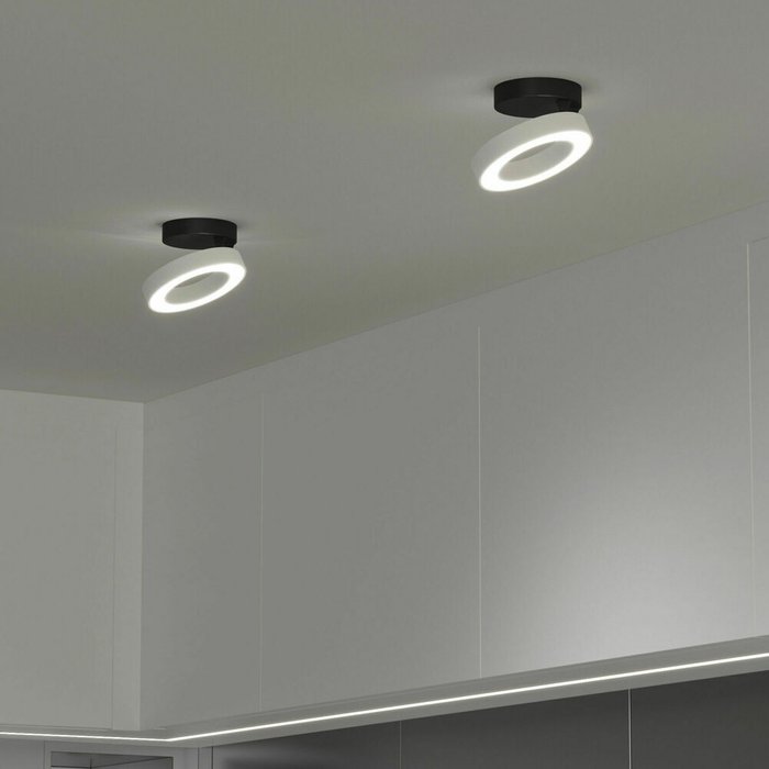 Накладной светодиодный светильник Spila белый 25105/LED - лучшие Подвесные светильники в INMYROOM
