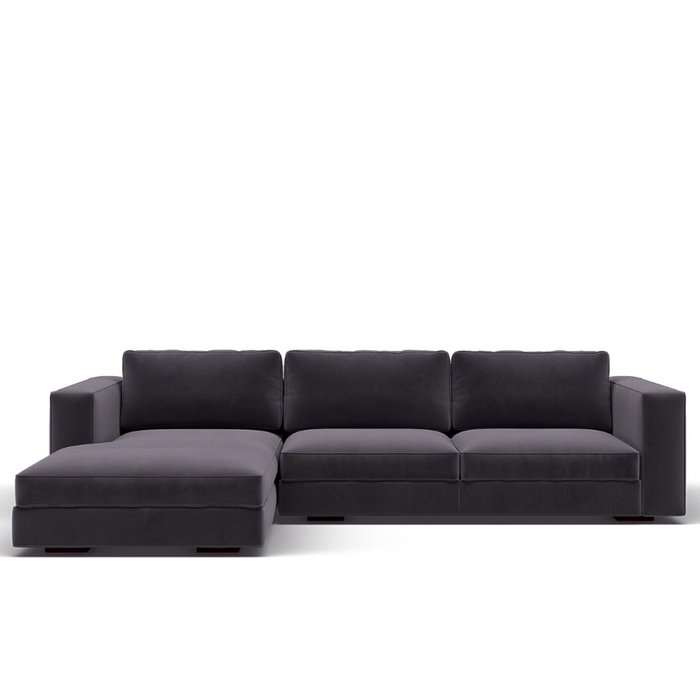 Угловой модульный диван Manhattan Sectional серого цвета - купить Угловые диваны по цене 275600.0