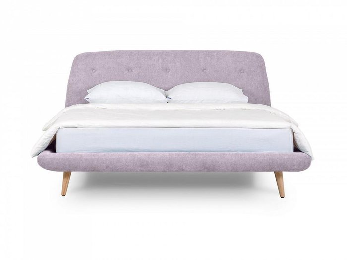 Кровать Loa 160х200 сиреневого цвета  - купить Кровати для спальни по цене 65250.0
