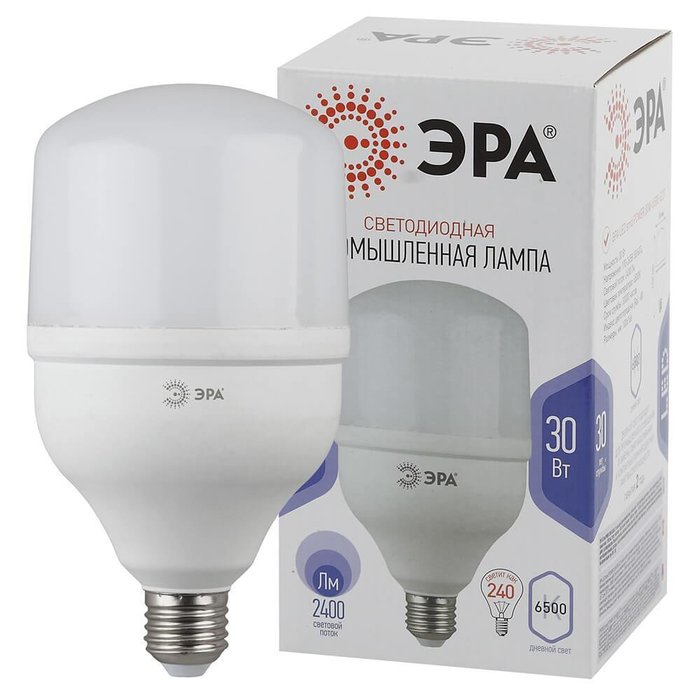Лампа светодиодная E27 30W 6500K матовая - купить Лампочки по цене 280.0 Лампа светодиодная E27 30W 6500K матовая - купить Лампочки по цене 280.0
