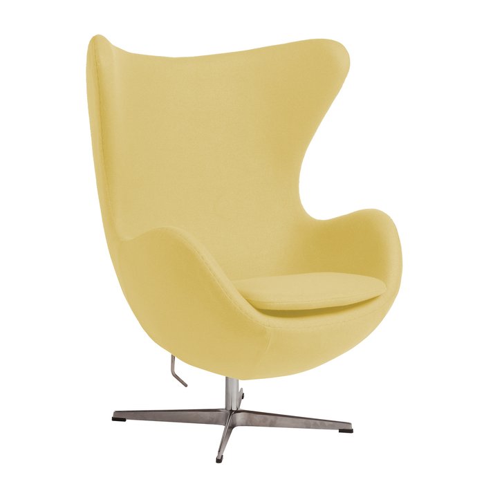 Кресло Egg Chair жёлтого цвета - купить Интерьерные кресла по цене 57800.0
