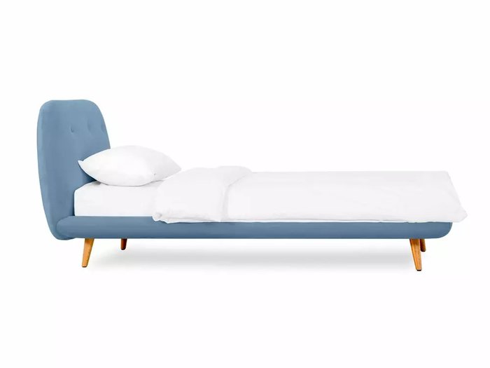 Кровать Loa 90х200 голубого цвета - лучшие Кровати для спальни в INMYROOM